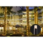 Blachere - Rideau led+ et flash-230V-2x10 690 led blanc chaud et 360 slow flash