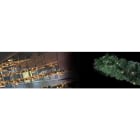 Blachere - Guirlande SAPIN Led Blanc chaud & Flash vert - 90 led blanc chaud & 30 led Flash