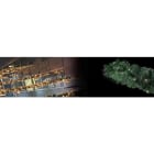 Blachere - Guirlande SAPIN Led Blanc chaud & Flash vert - 90 led blanc chaud & 30 led Flash
