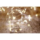 Blachere - Guirlande 300 MICRO LED Blanc chaud - 15m 6V - animé 16 fonctions mémoire