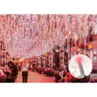 Blachere - Guirlande SPARK LIGHT®led+ -230V-20m 160 led rouge-fixe-câble caoutchouc noir