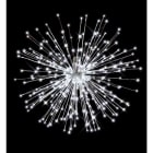 Blachere - Oursin ARGENT ø80cm - Blanc pur - 24V(I) 441 led blanc pur + 63 flash blanc pur
