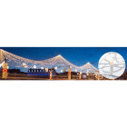 Blachere - Plafond de lumière led-24V-2m x 30m 588 led blanc chaud + 98 flash blanc pur