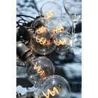 Blachere - Guirlande FETE LED 8 Ampoule Blanc chaud - L:4,9m - 8 LED à filament blanc chaud