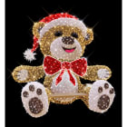 Blachere - Décor TEDDY CHIC OURS BLANC CHAUD LED ANIMEE 3D à poser au sol
