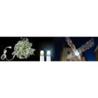 Blachere - Rideau LED Blanc chaud&Flash-230V-2x1,5m 144 led blanc chaud + 16flash led blanc