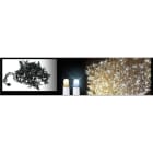 Blachere - Guirlande LED Blc C&Flash-10m-câble vert 90 led blanc chaud + 10 flash blanc pur