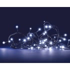 Blachere - Guirlande FLICKER LIGHT® 128 LED SUPER BRILANTE Blanc - 31V - L:8m -câble vert