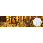Blachere - Guirlande SPARK LIGHT® led-230V-20m 200 led blanc chaud -construction 2x10m-fixe