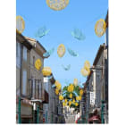 Blachere - Décor SPHERE3 SUSPENSION 3D SPHERE JAUNE BIOPRINT