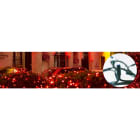 Blachere - Guirlande SPARK LIGHT flash led-230V-20m 150 led rouge + 50 flash blanc pur