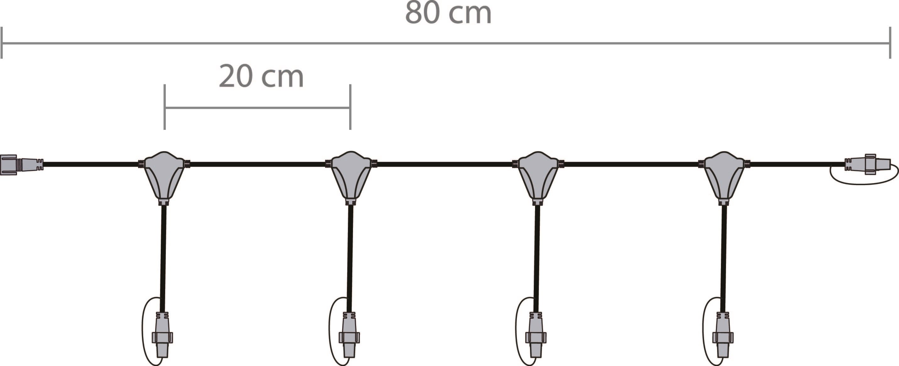 Blachere - Collecteur Octoplus 24V-80cm noir - 4 descentes - 24V