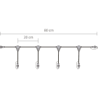 Blachere - Collecteur Octoplus 24V-80cm noir - 4 descentes - 24V
