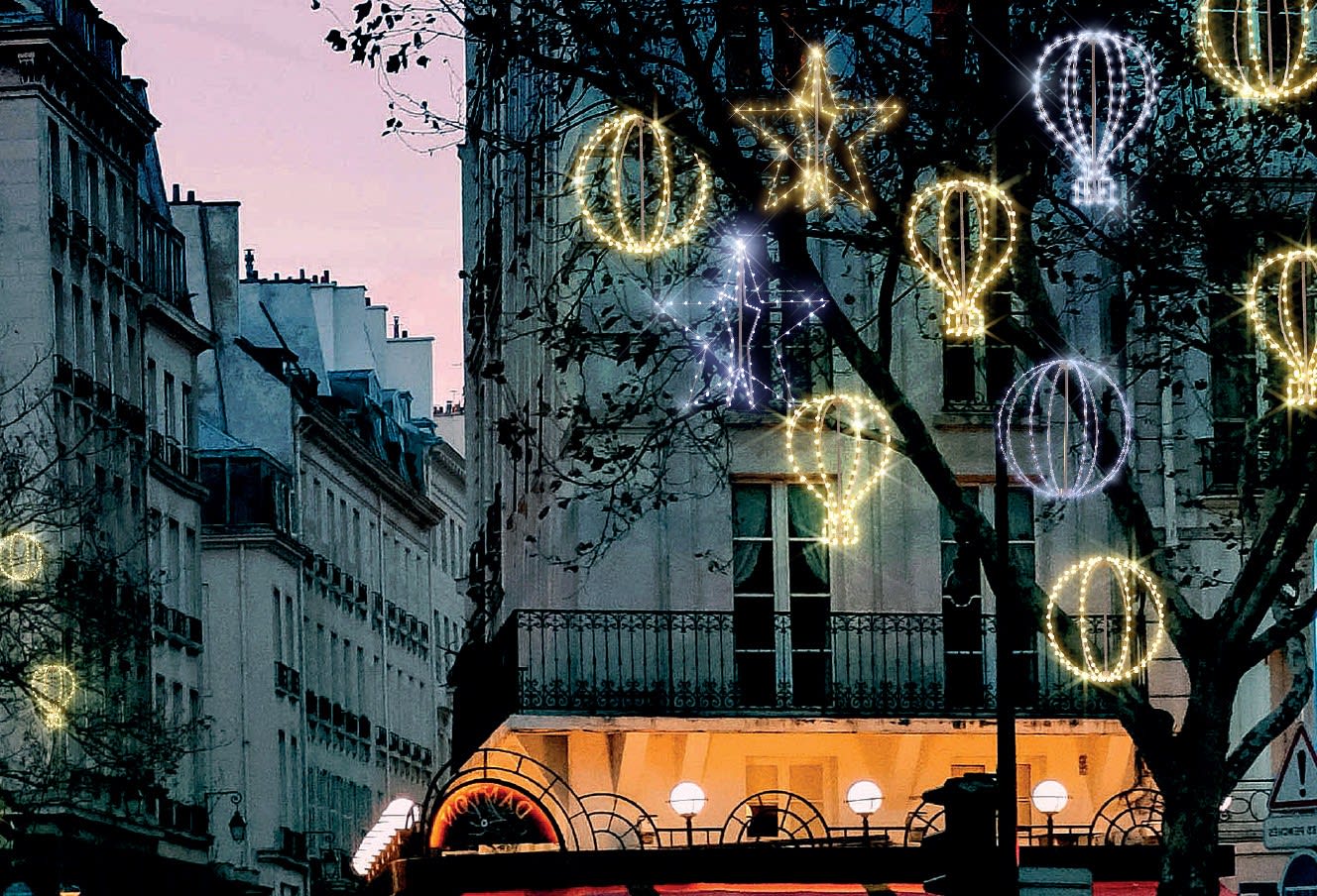 Blachere - Microlight+ Suspension sphère ø60cm - 144 led blanc pur- câble PVC blanc