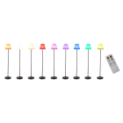 Blachere - h : 1,34m  diam 0,24m - 6 led RGB + 12 blanc chaud