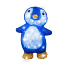 Blachere - Motif acrylique PINGOUIN LED 4,5V - 48 LED blanc pur + 12 Flash