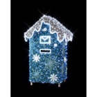 Blachere - Décor FROZEN LETTERBOX  BOITE AU LETTRE BLANC PUR RECYPRINT LED