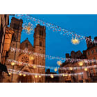 Blachere - Stalactite LED RGB-230V-4,5m-câble blanc 108 led RGB aléatoire-fixe