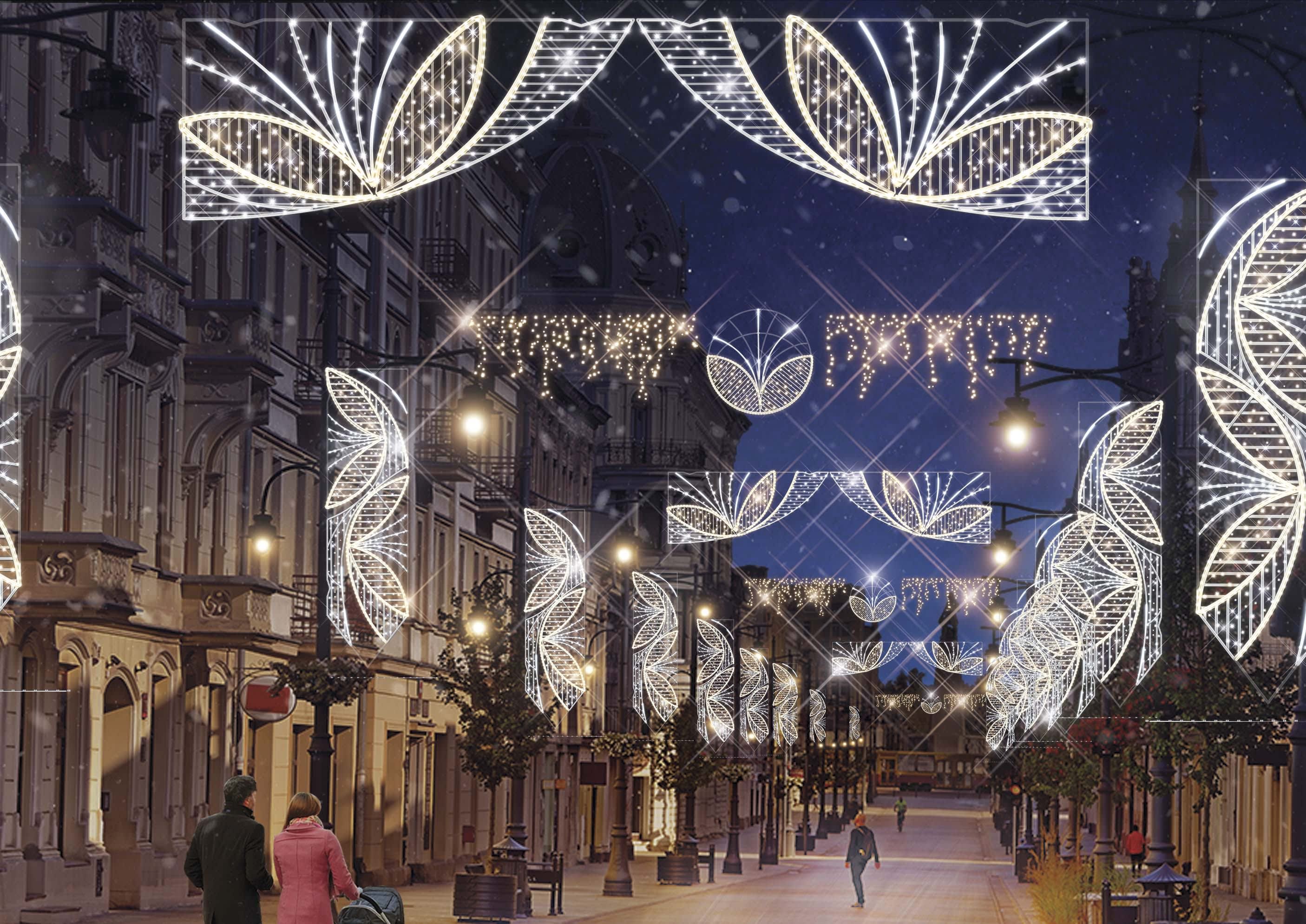 Blachere - Décor COIMBRA UNIT MEDAILLON VEGETAL BLANC CHAUD RECYPRINT LED