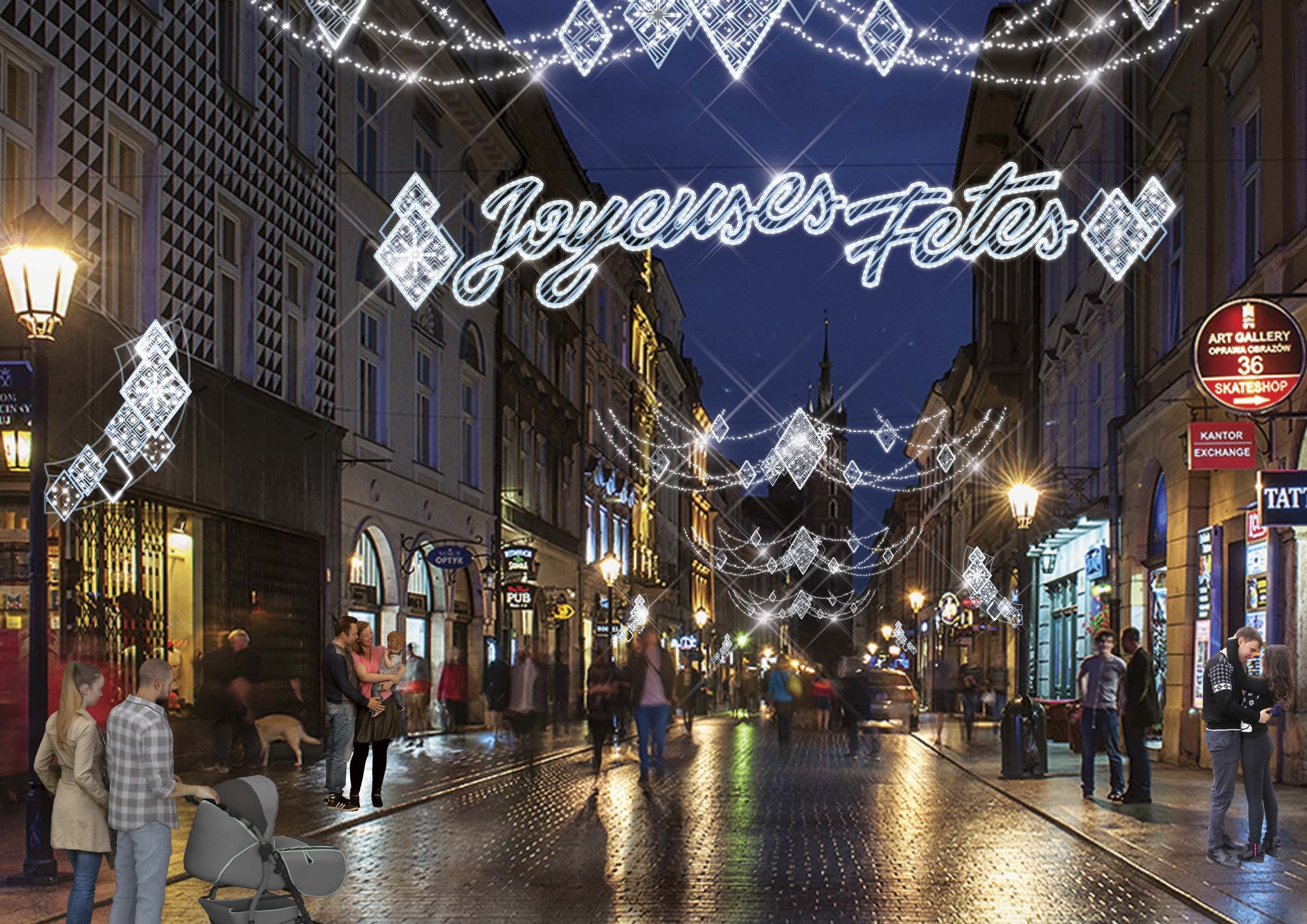 Blachere - Décor QUADRILLE JF TRANSVERSAL JF BLANC PUR RECYPRINT LED