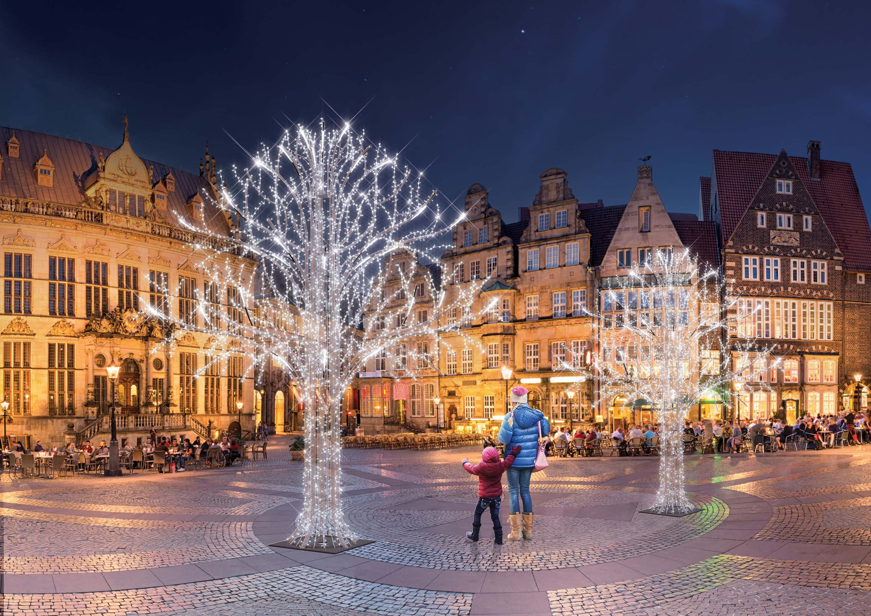 Blachere - Décor MAGIC ARBRE BLANC PUR LED