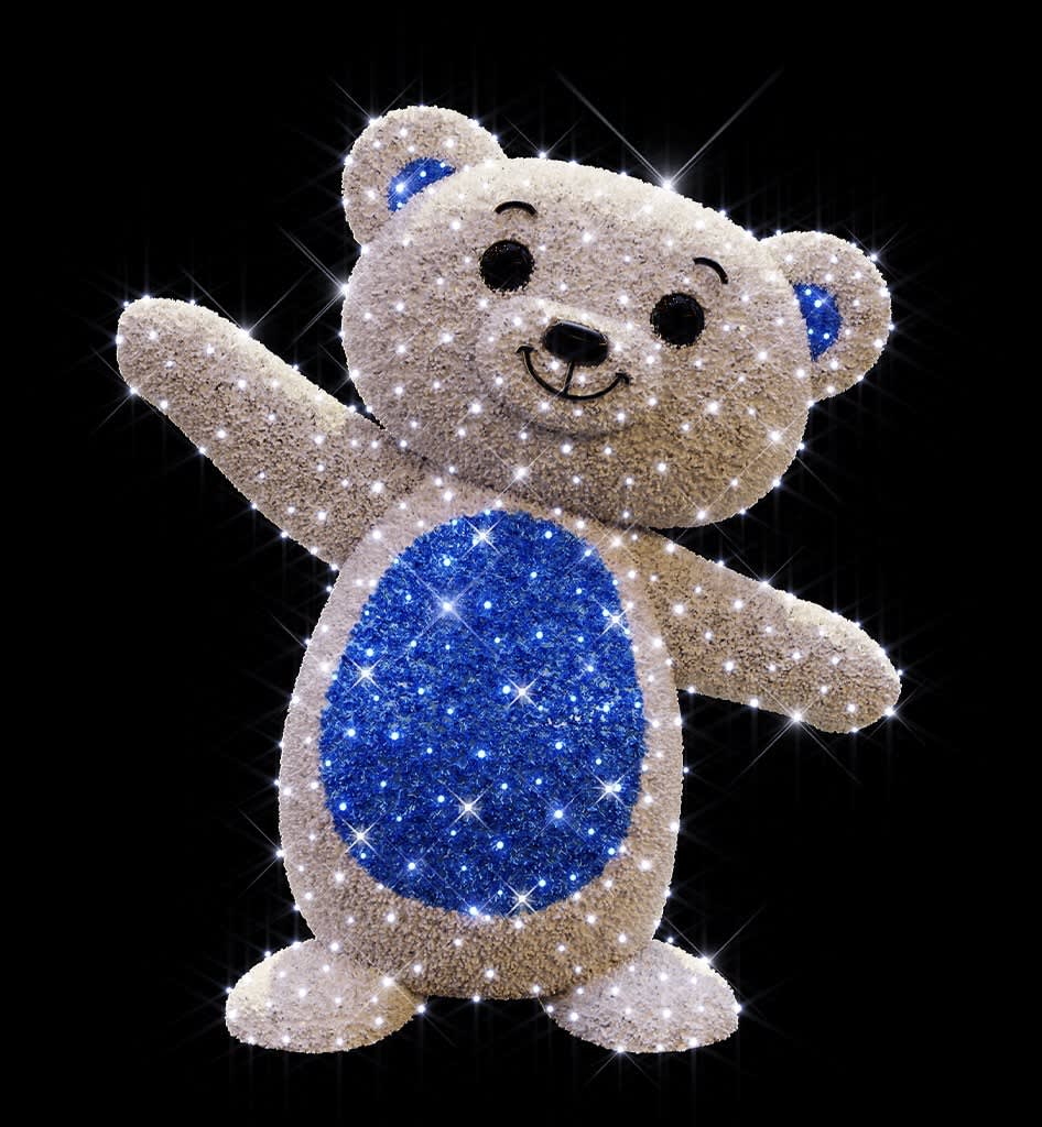 Blachere - Décor LULU OURS BLANC PUR LED 3D