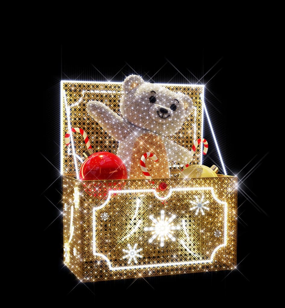 Blachere - Décor BOX BOX BLANC CHAUD RECYPRINT LED 3D