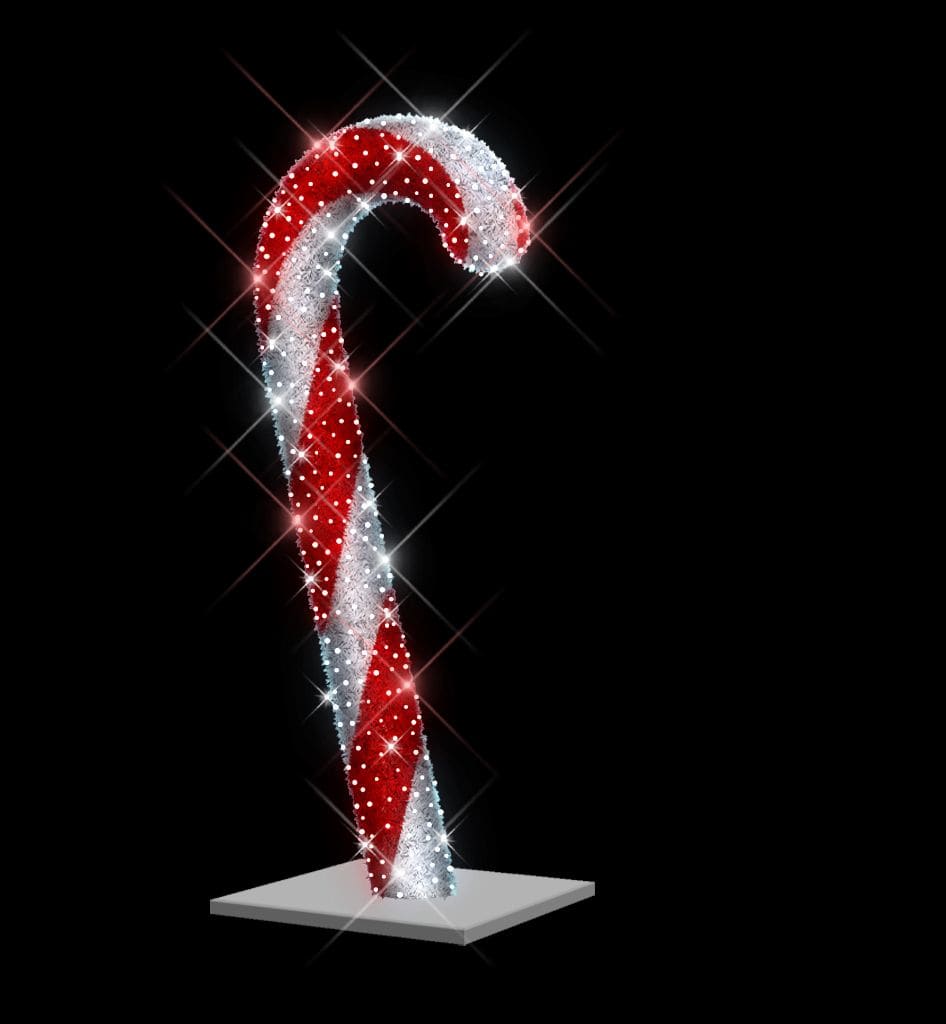 Blachere - Décor SUGAR SUCETTE BLANC PUR LED  3D