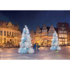 Blachere - Décor BUBBLE SAPIN BOULE BLANC PUR LED 3D