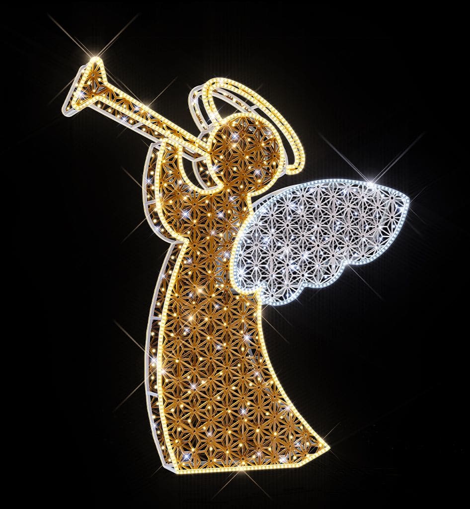 Blachere - Décor ANGEL ANGE BLANC CHAUD RECYPRINT LED 3D