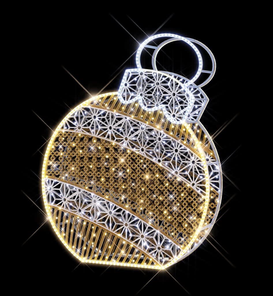 Blachere - Décor CLEM BOULE BLANC CHAUD RECYPRINT LED
