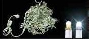 Blachere - Guirlande LED Blanc chaud-10m-câble blan 100 led blanc chaud-fixe