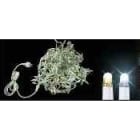 Blachere - Guirlande LED Blanc chaud-10m-câble blan 100 led blanc chaud-fixe