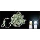 Blachere - Guirlande LED Blanc chaud-10m-câble blan 100 led blanc chaud-fixe