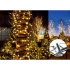 Blachere - Guirlande LED Bl C&Flash-24V-20m-câb ver 90 led blanc chaud + 30 flash blanc pur