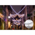 Blachere - Guirlande LED Blc&Flash-6m-câble blanc 300 led blanc pur + 60 flash blanc pur