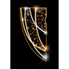 Blachere - Décor poteau VOILE BICOLORE