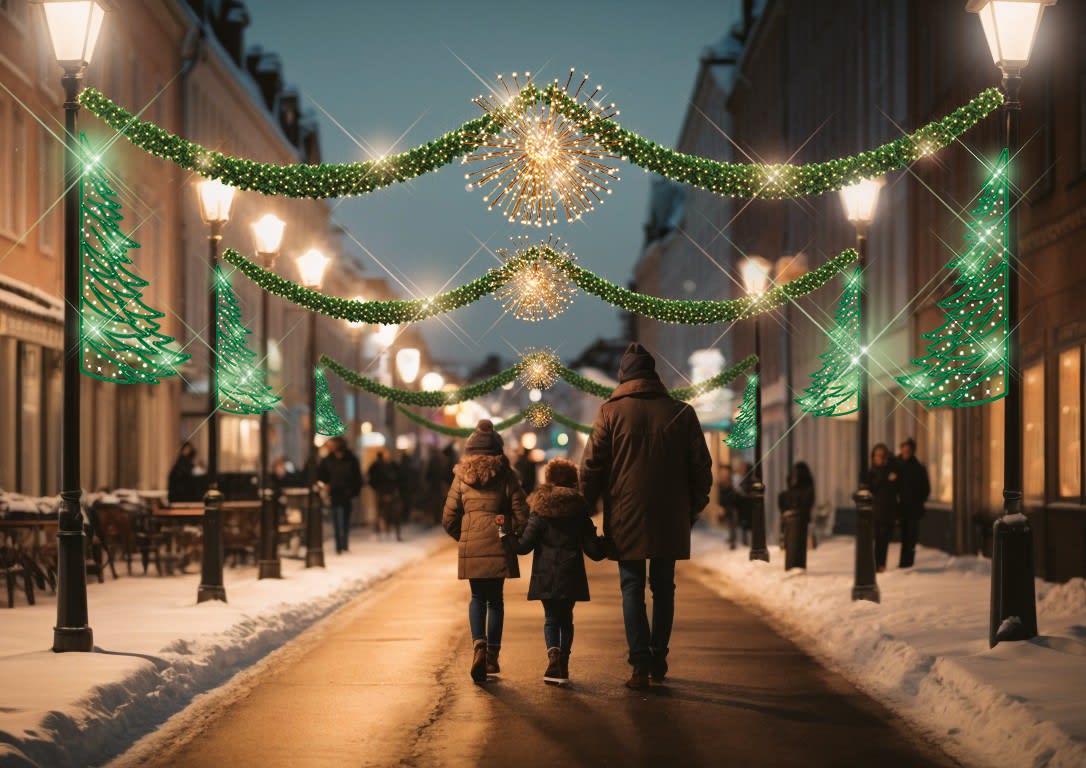 Blachere - Décor poteau SAPINETTE