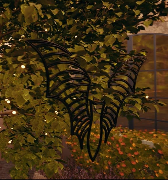 Blachere - Décor HALLO3 SUSPENSION 2D CHAUVE NOIR BIOPRINT