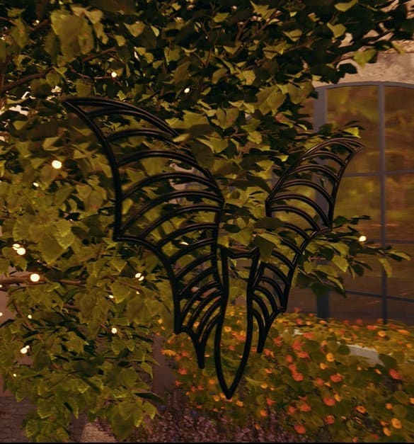 Blachere - Décor HALLO3 SUSPENSION 2D CHAUVE NOIR BIOPRINT