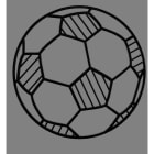 Blachere - Décor suspension SPORT1 SUSPENSION 2D FOOT NOIR BIOPRINT