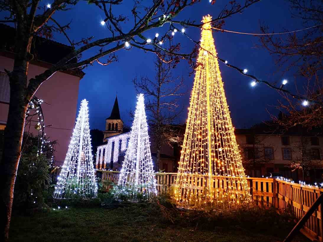 Blachere - sapin 3D à assembler sois même de 2,95 m - LED Fixe