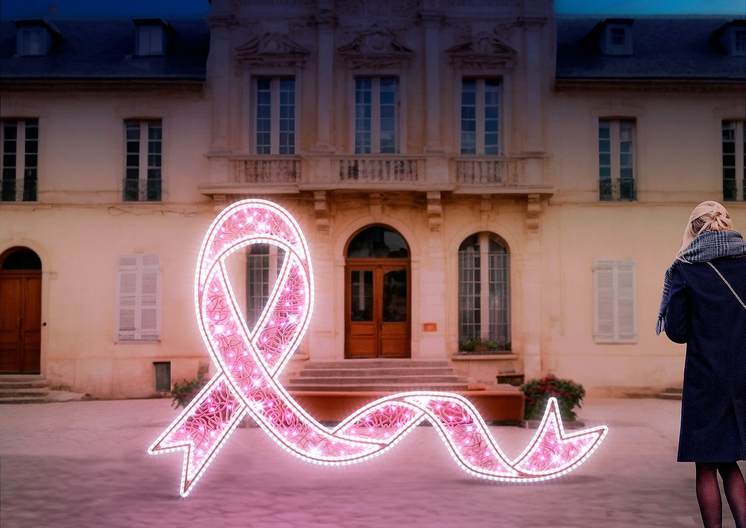 Blachere - Décor LILO N?UD ROSE BIOPRINT LED