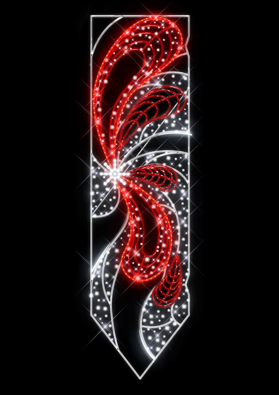 Blachere - POTEAU GRACE ROUGE ET BLANC 01