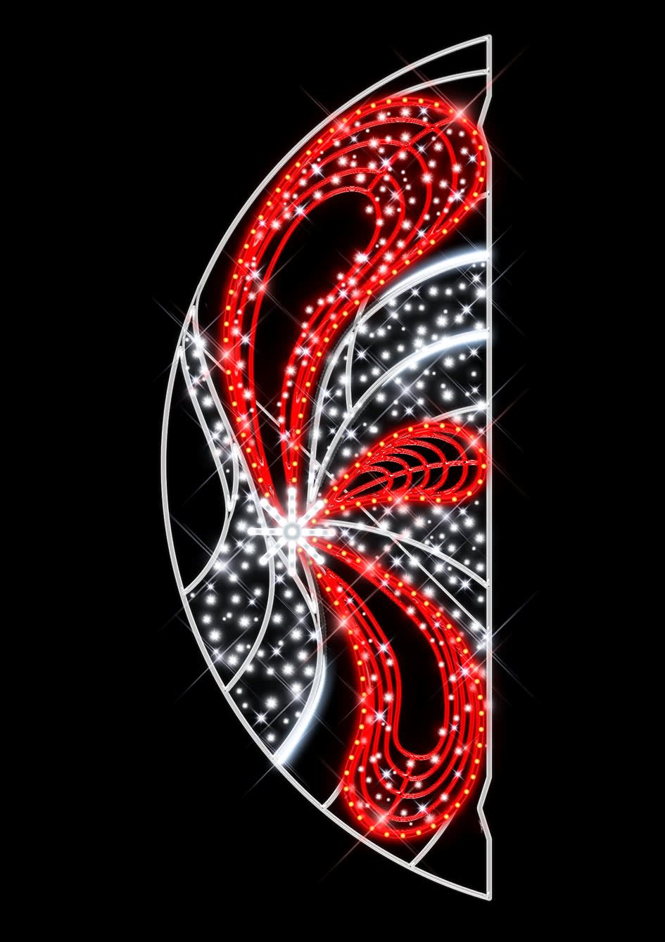 Blachere - POTEAU GRACE ROUGE ET BLANC 02