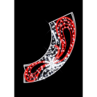 Blachere - POTEAU GRACE ROUGE ET BLANC 03