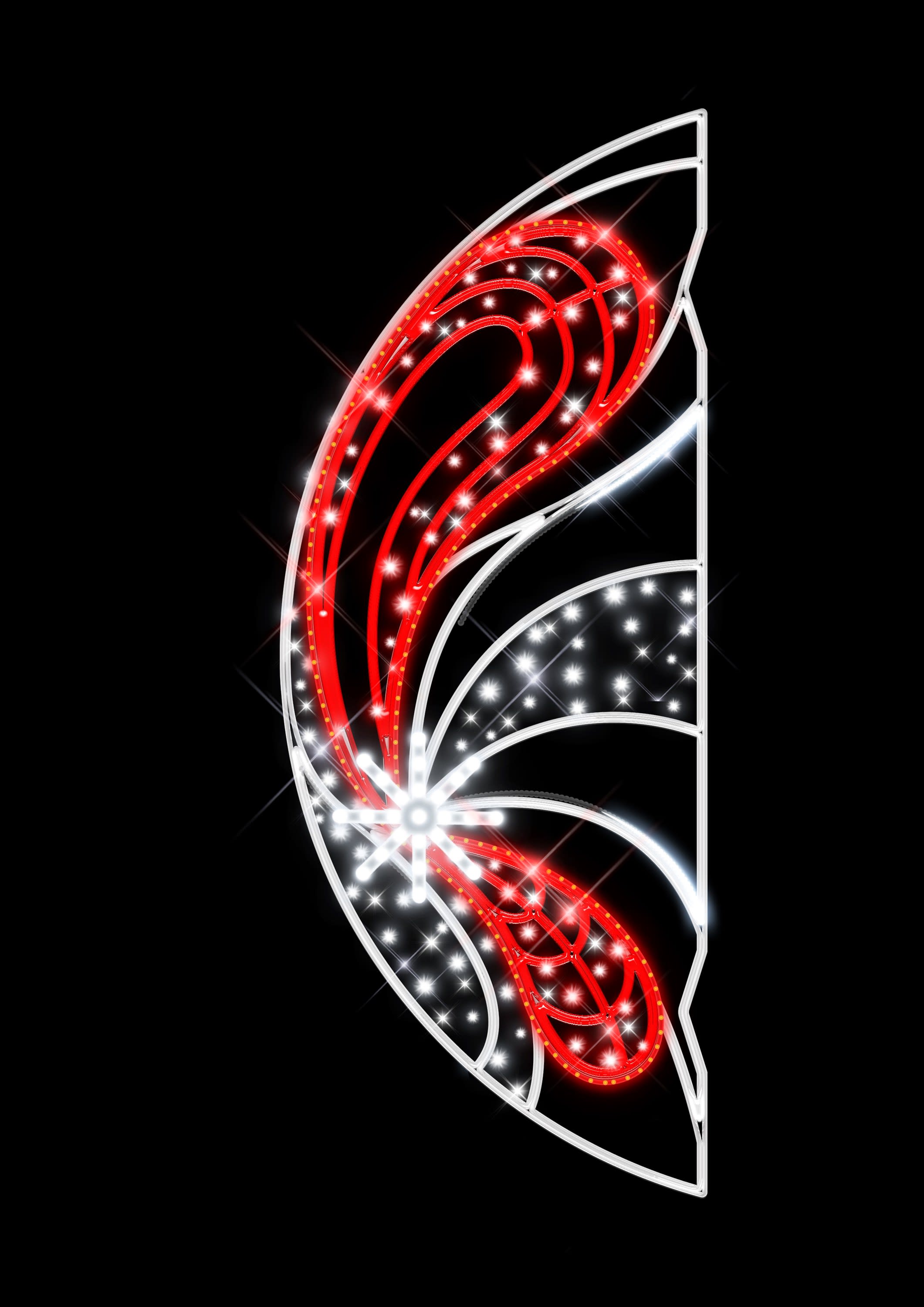 Blachere - POTEAU GRACE ROUGE ET BLANC 04