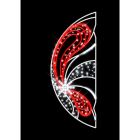 Blachere - POTEAU GRACE ROUGE ET BLANC 04