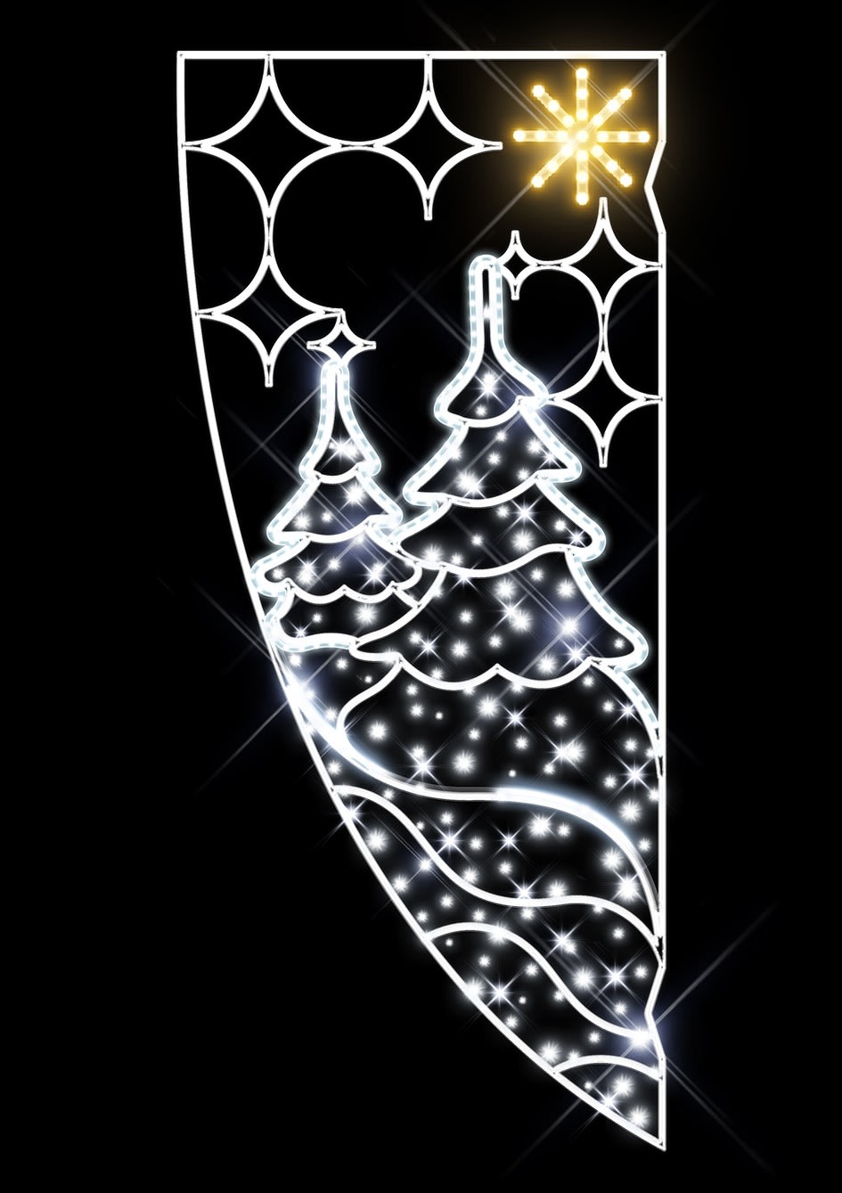 Blachere - POTEAU CRISTAL SAPIN