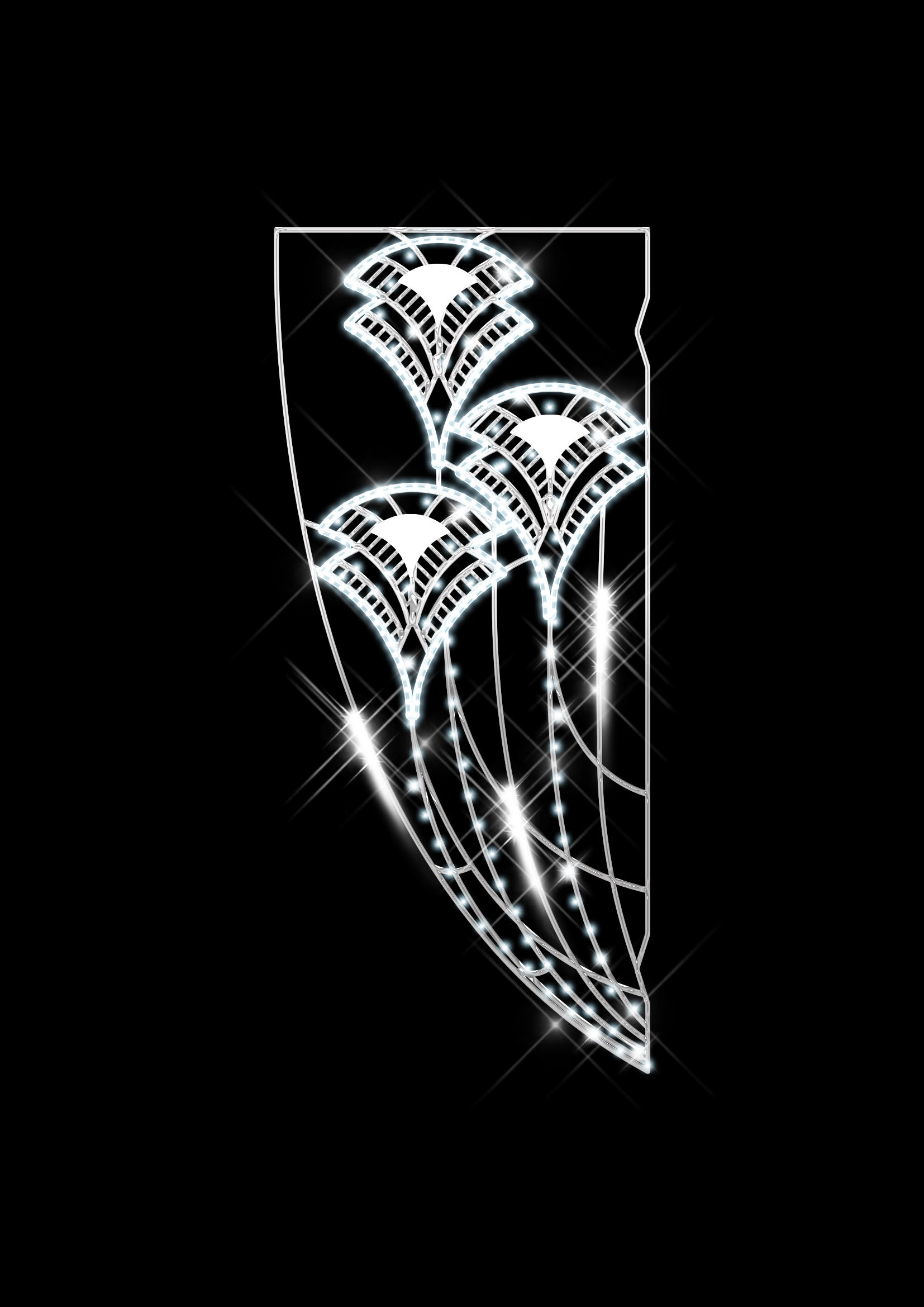 Blachere - POTEAU ARTY 03 BLANC PUR